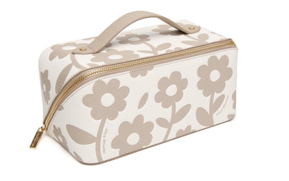 Stone Floral Train Case