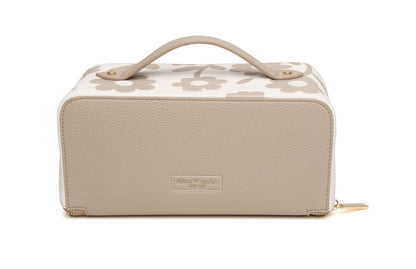 Stone Floral Train Case