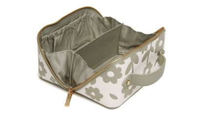 Pistachio Floral Mini Train Case