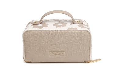 Stone Floral Mini Train Case
