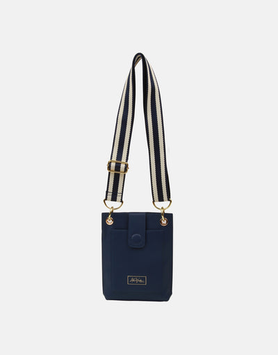 Navy Primrose Phone Cross Body Bag