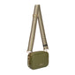 Olive Soho Dual Compartment Camera Crossbody Bag