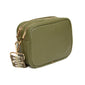 Olive Soho Dual Compartment Camera Crossbody Bag