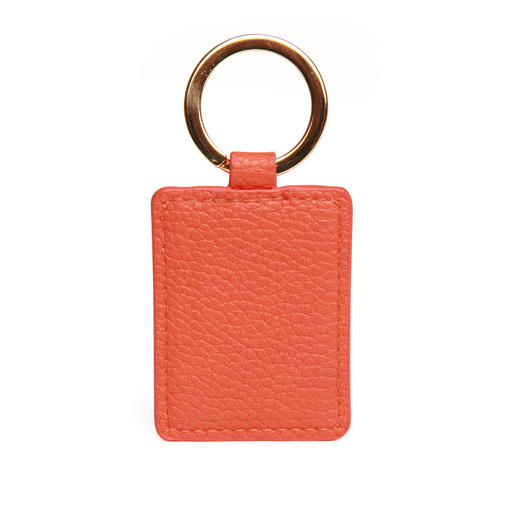 Orange Key ring with Bee Alice Wheeler London