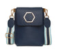 Navy - Brompton Honeycomb Cross Body Bag