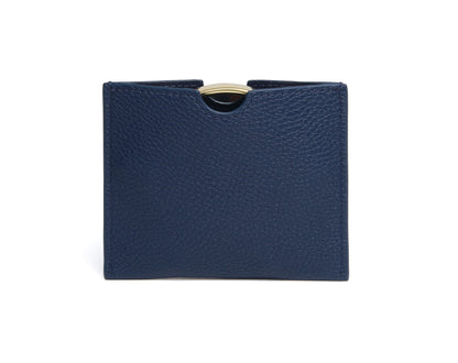 Navy Handbag 7x magnifying mirror and pouch