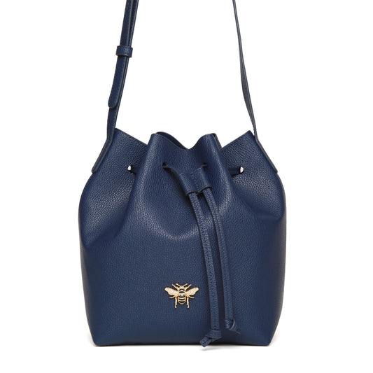 Navy - Bucket Cross body bag