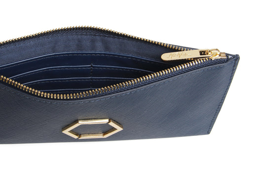 Navy - Honeycomb Brunel Slimline Purse