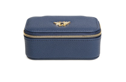 Navy Mini Jewellery Box