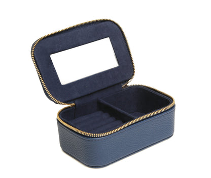 Navy Mini Jewellery Box
