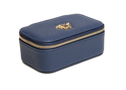 Navy Mini Jewellery Box