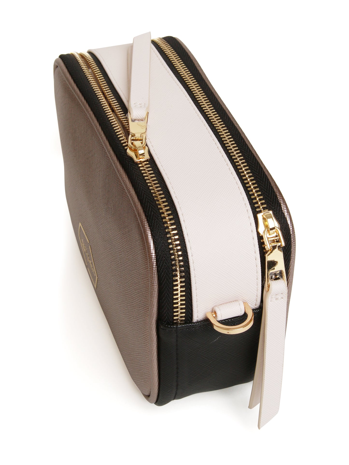 Bronze - Pimlico Honeycomb Tricolour Cross Body Bag