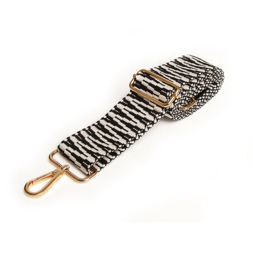 Black - Zig Zag Cross Body strap