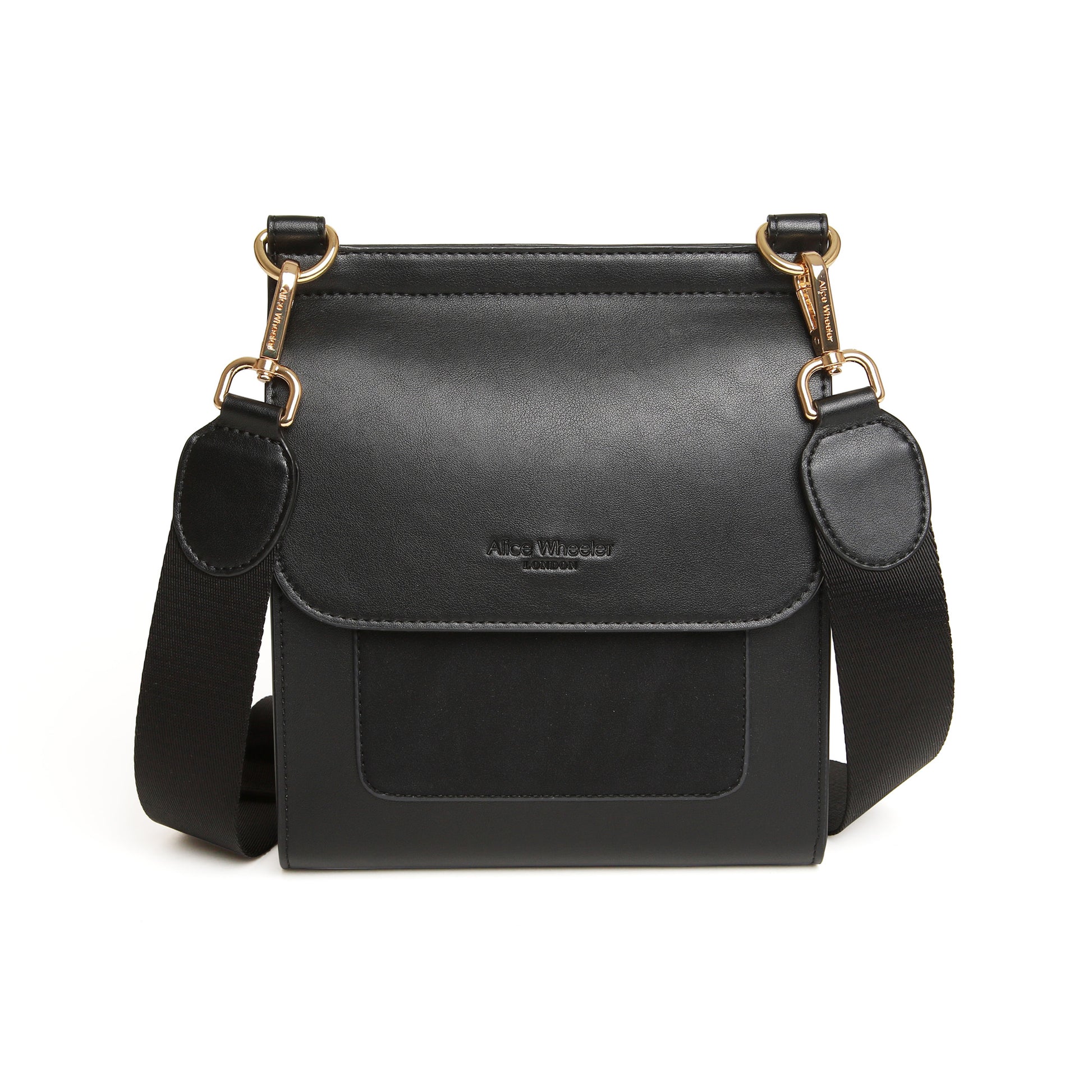 Black Seville Crossbody Bag – Alice Wheeler London - Main Image