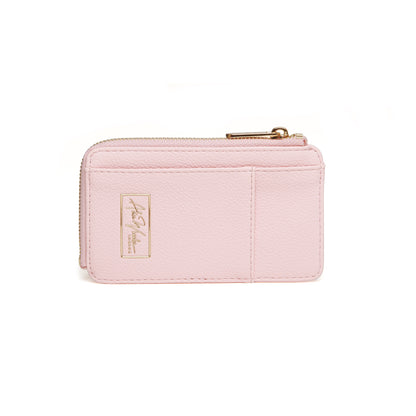 Pastel Pink Bath Coin Card Purse