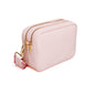 Pastel Pink Soho Dual Compartment Camera Crossbody Bag