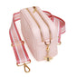 Pastel Pink Soho Dual Compartment Camera Crossbody Bag