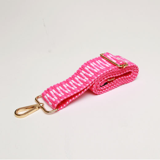 Hot Pink - Zig Zag Cross Body strap