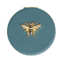 Teal - Round Mirror compact