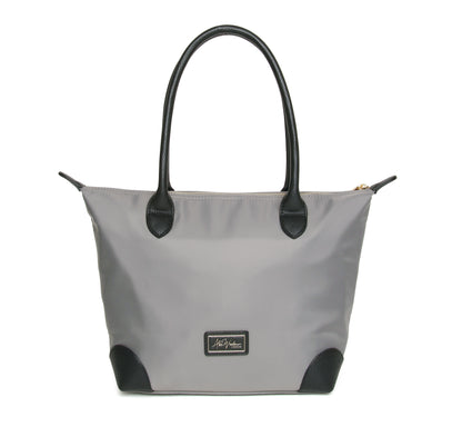 Leather Tote Grey Tote Bags Uk Personalised Leather And Canvas