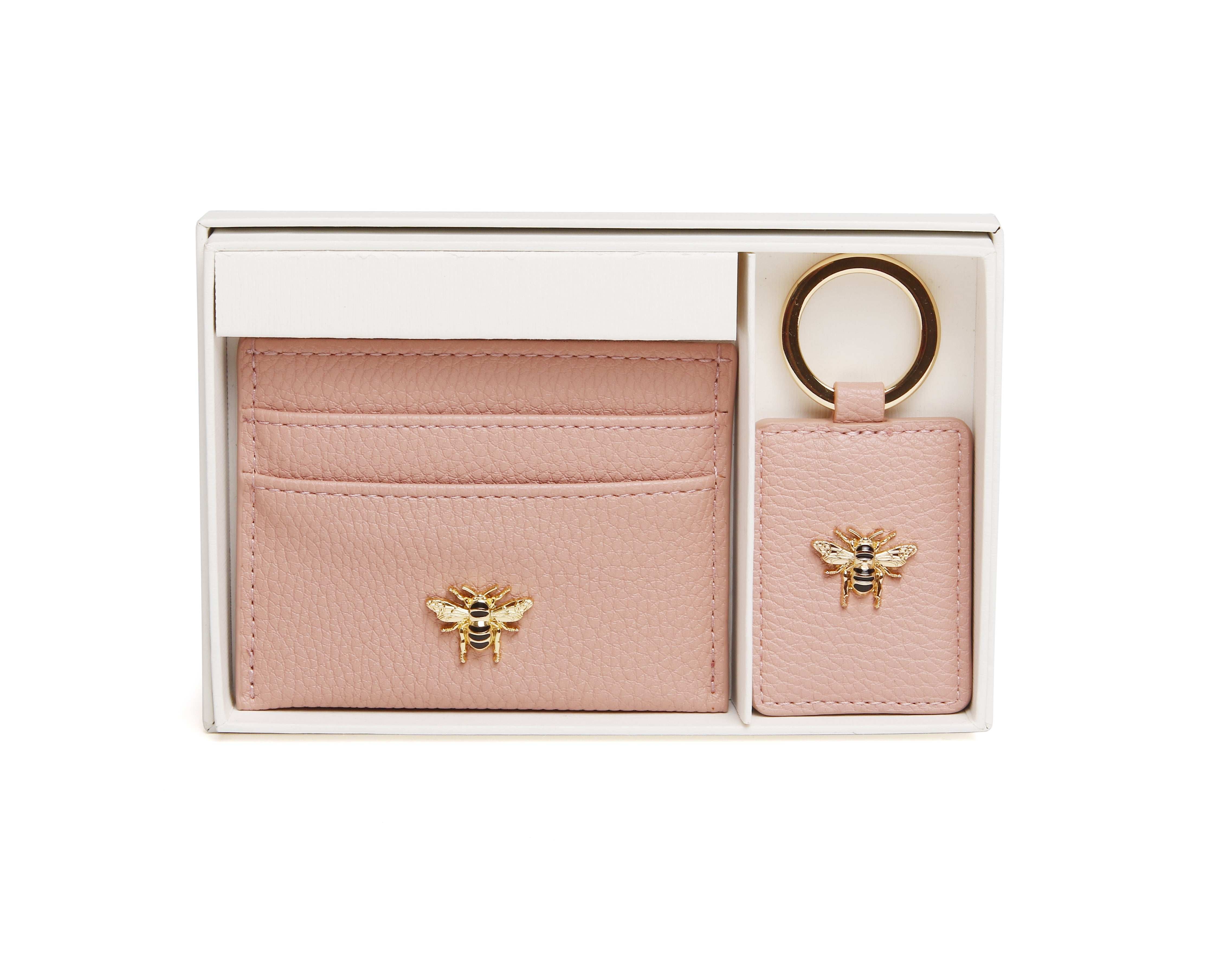 Key Ring Present Pink Bow card holder & key ring gift set – Alice Wheeler London