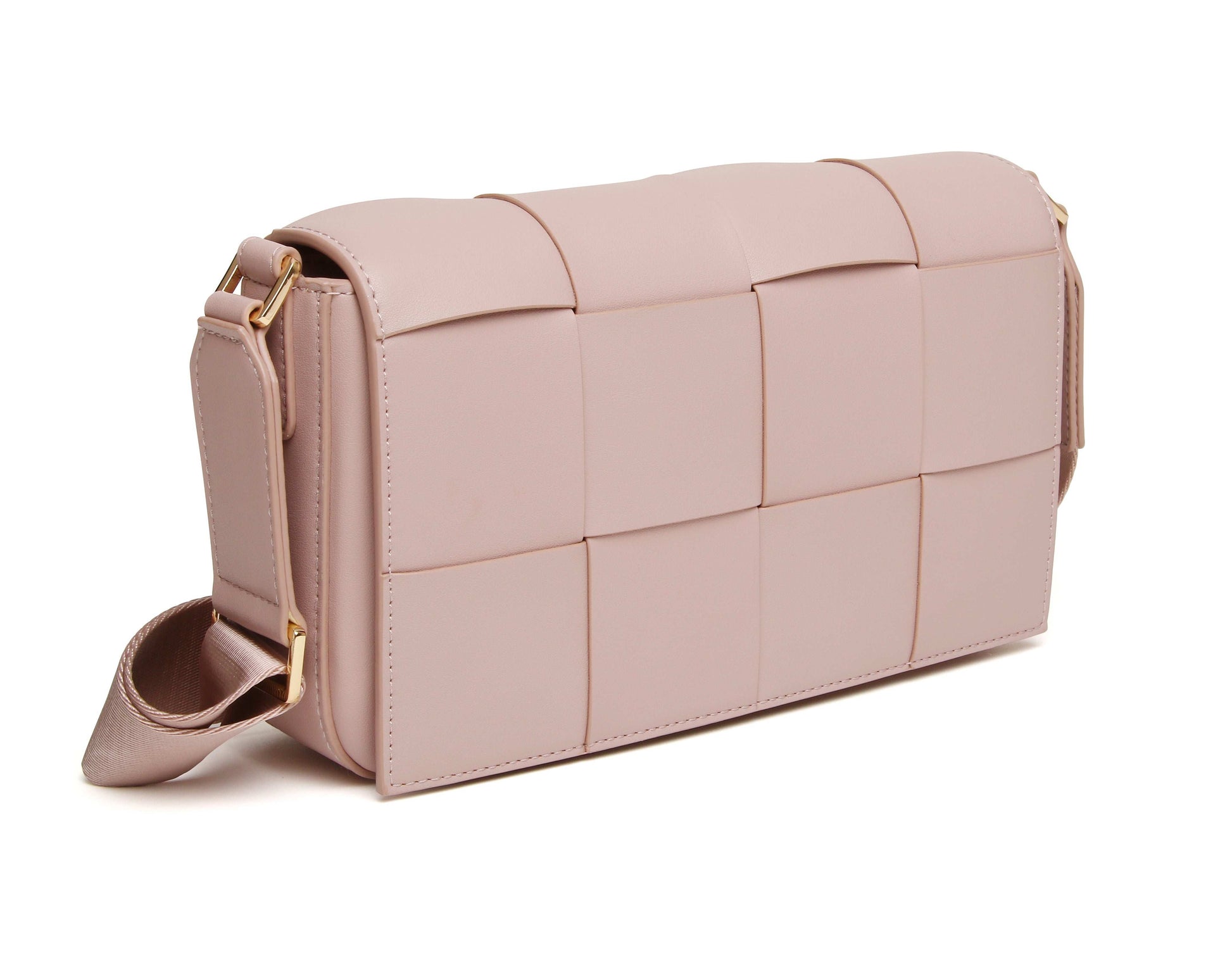 Pink - Lisbon Crossbody Bag From The Nappa Range
