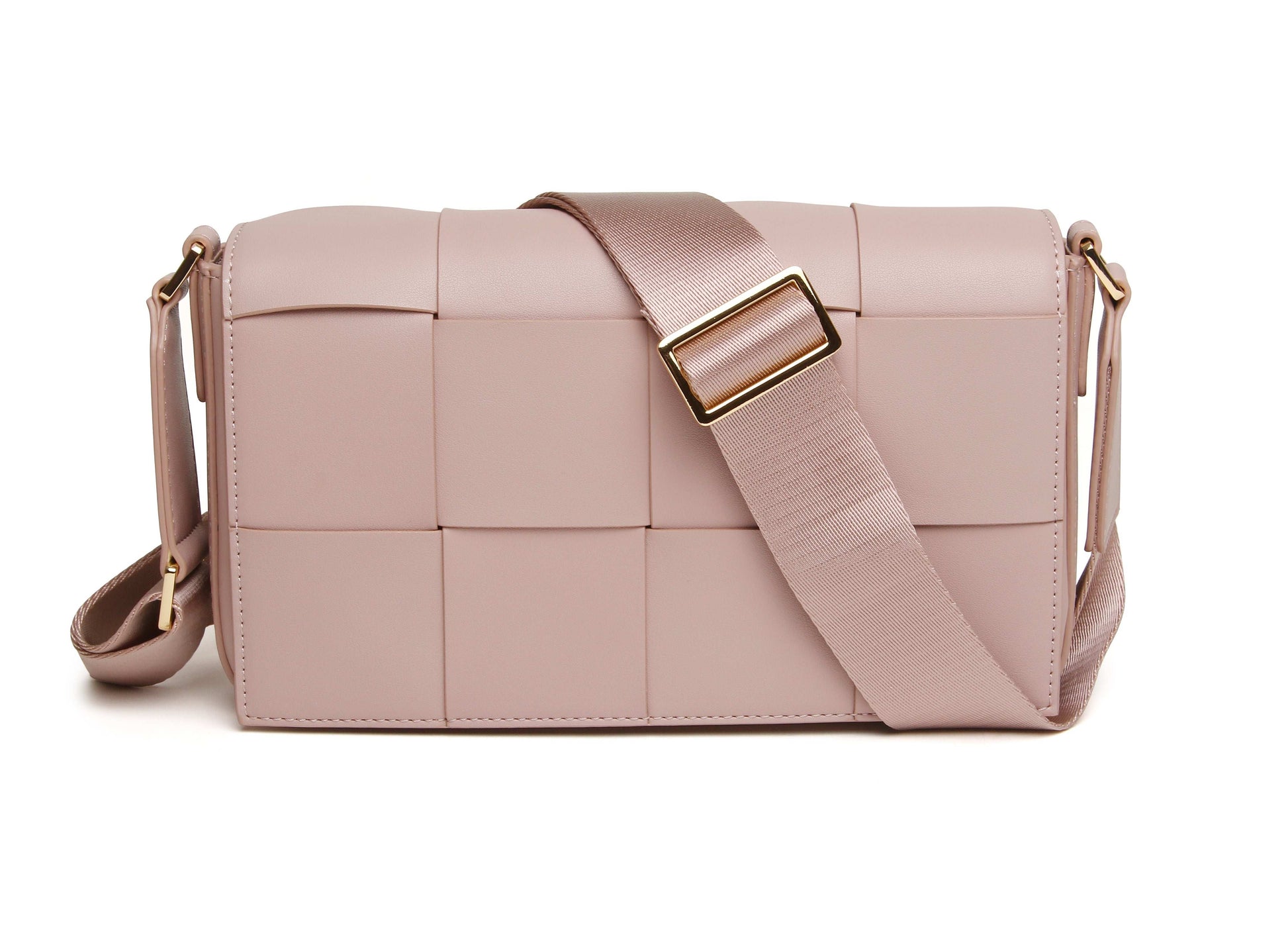 Pink - Lisbon Crossbody Bag From The Nappa Range
