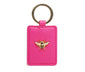 Hot Pink - Key ring with Bee