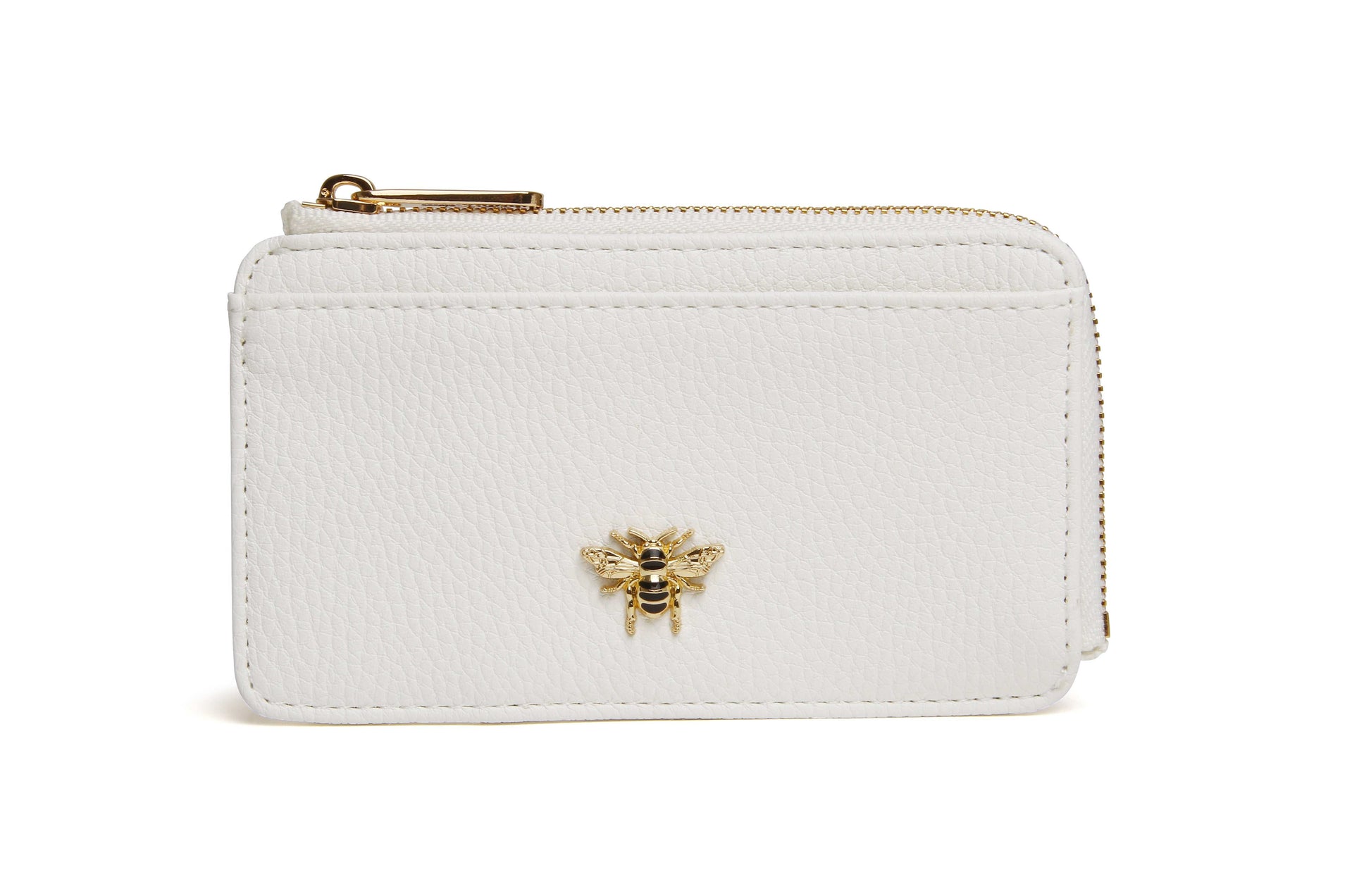 White Bath Coin Card Purse
