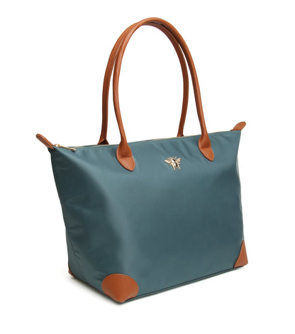 Teal - Shoreditch Large Tote Bag
