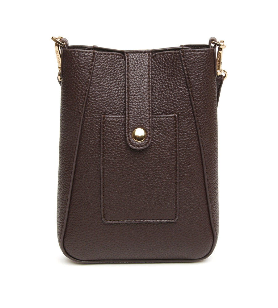 Chocolate - Kensington Phone Crossbody Bag