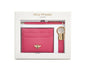 Hot Pink Bow Card Holder, Key Ring and Pen Gift Set