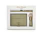 Pistachio Bow Card Holder, Key Ring and Pen Gift Set