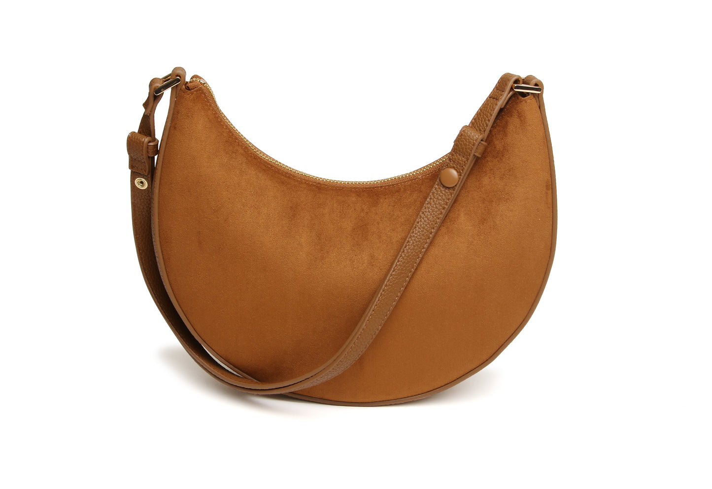 Fudge - Kensington Suedette Shoulder and Crossbody Bag