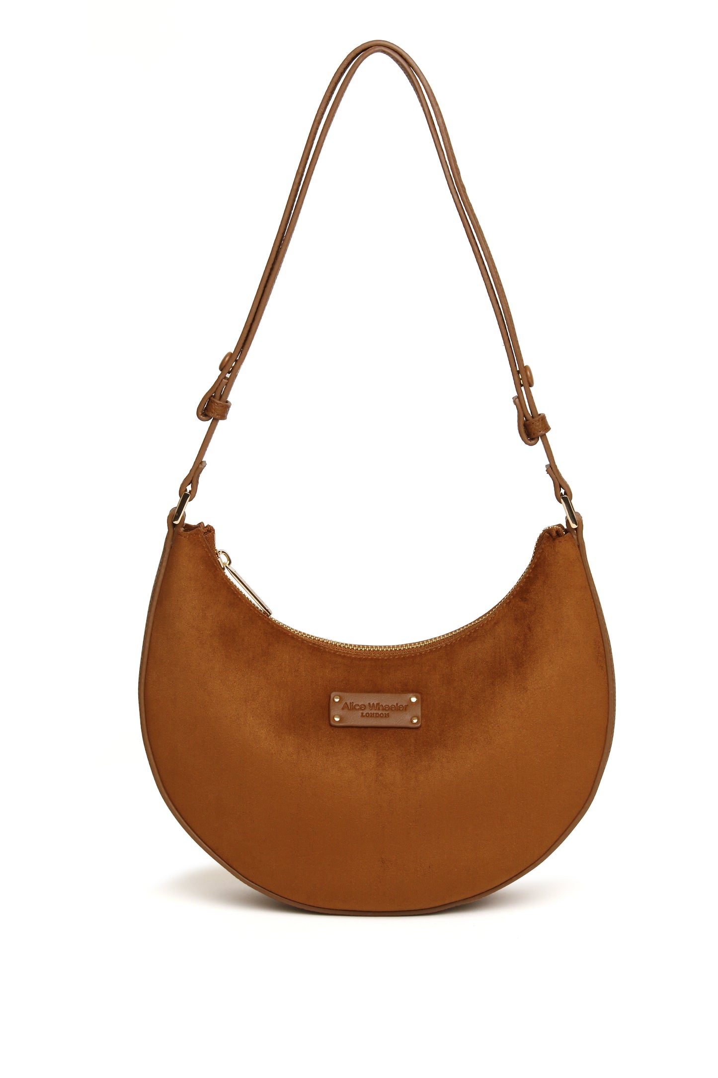 Fudge - Kensington Suedette Shoulder and Crossbody Bag