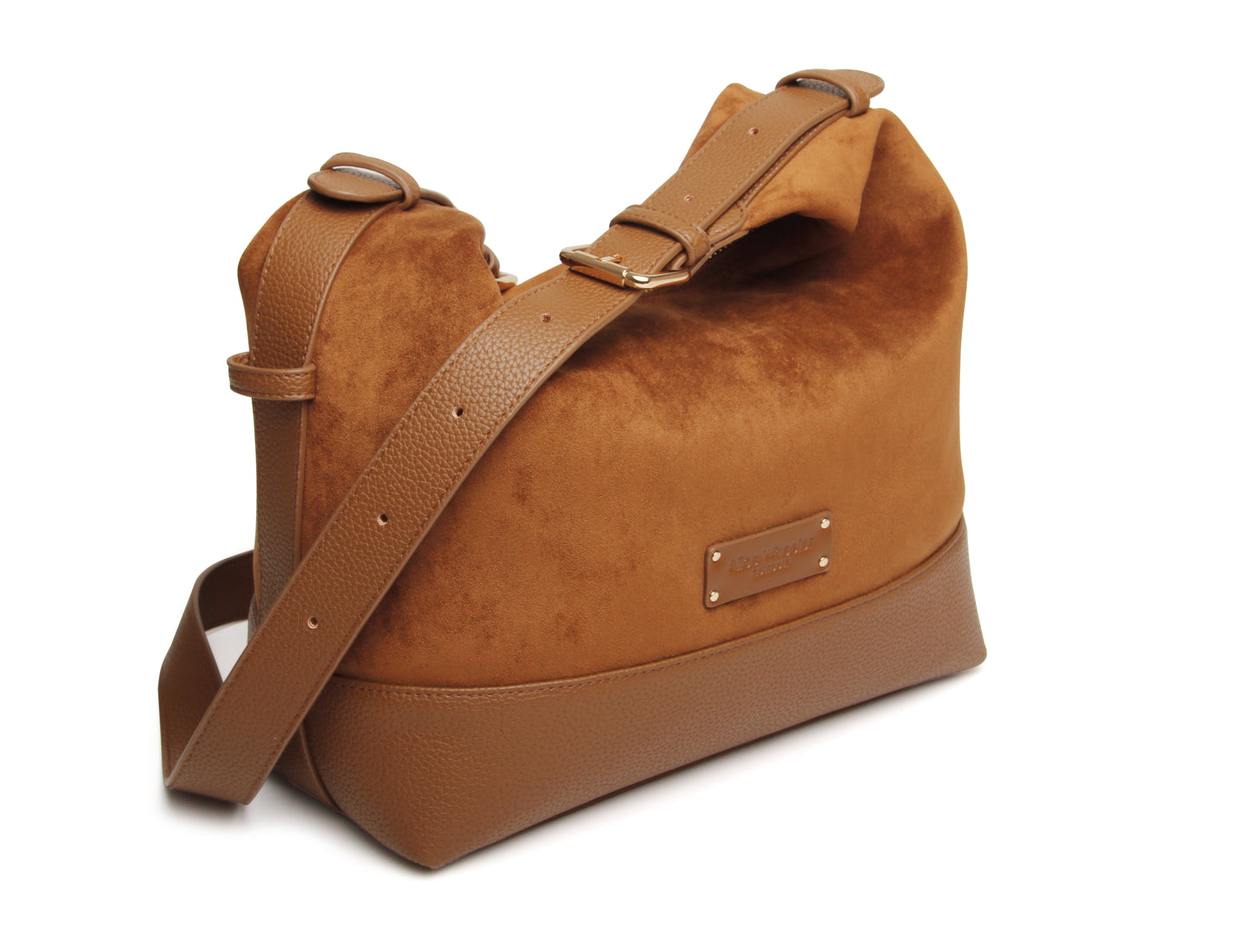 Fudge - Kensington Suedette Large Crossbody Bag