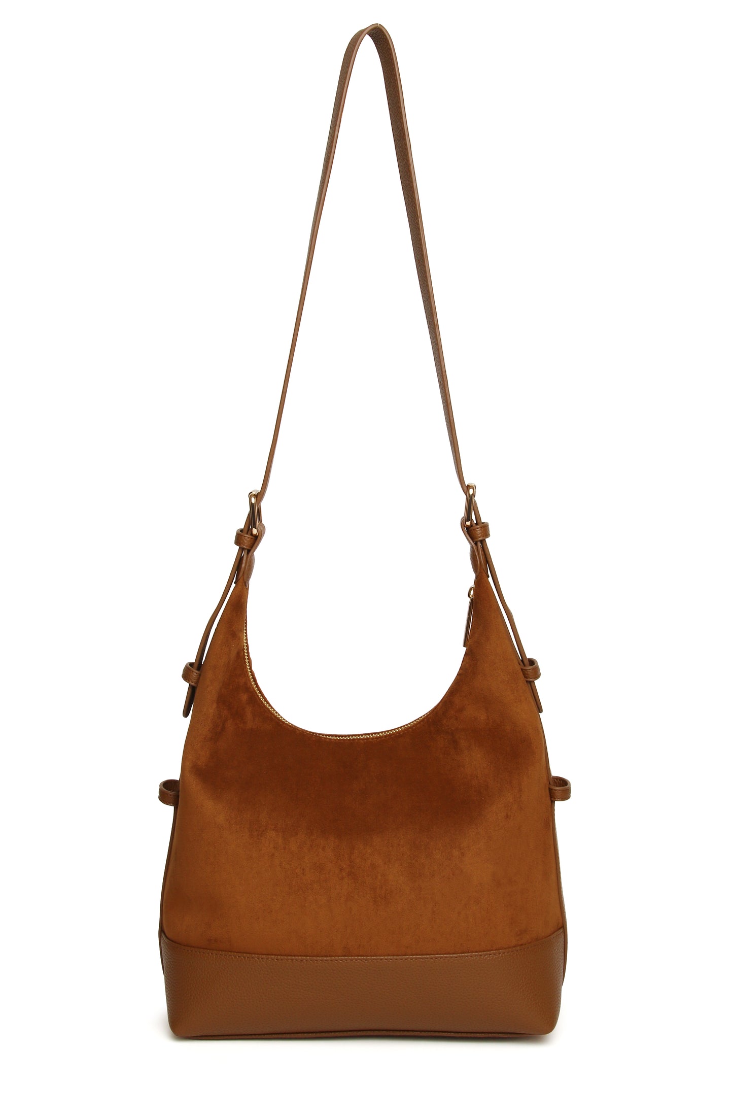 Fudge - Kensington Suedette Large Crossbody Bag