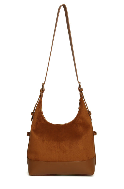 Fudge - Kensington Suedette Large Crossbody Bag