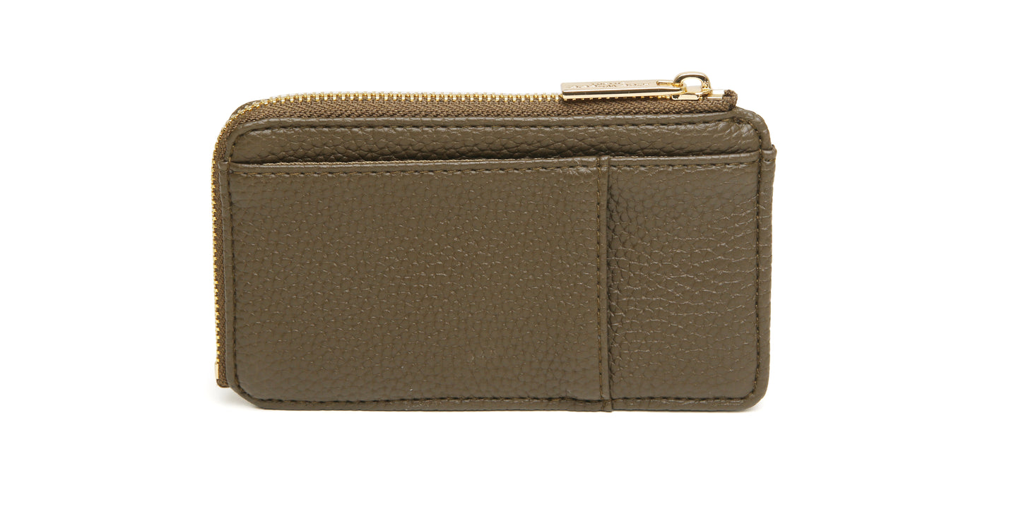 Olive - Kensington Suedette Coin and Card Purse