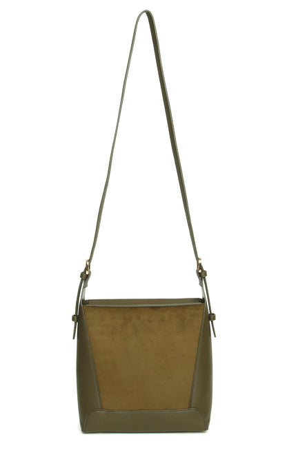 Olive - Kensington Suedette Crossbody Bag