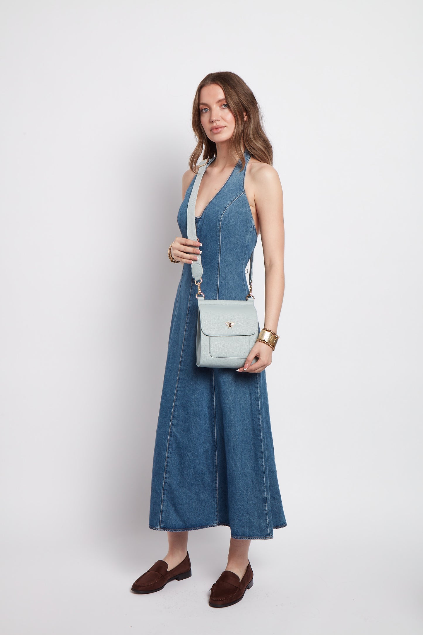 Duck Egg Blue - Bloomsbury Crossbody Bag