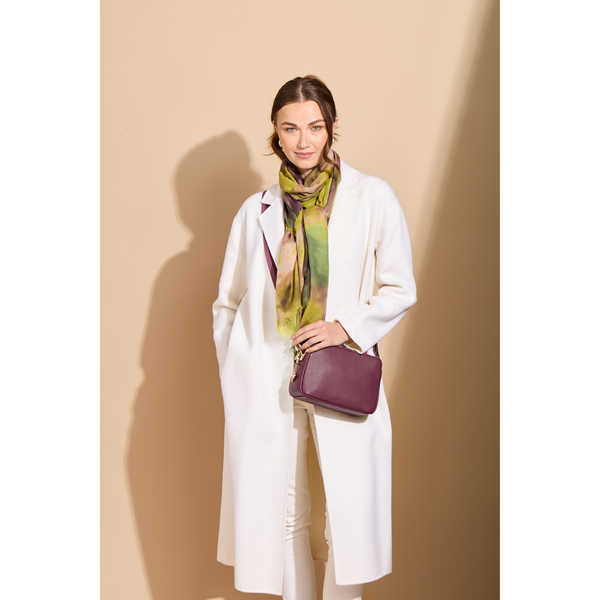 Berry - Dual Double Zip Crossbody Bag