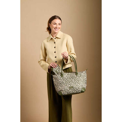 Olive Leopard - Shoreditch Tote Bag
