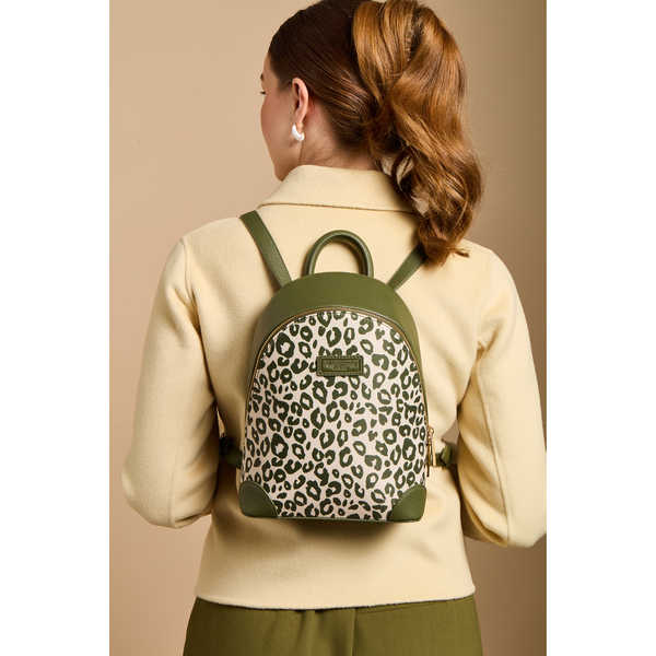 Olive Leopard - Shoredtich Backpack