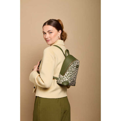 Olive Leopard - Shoredtich Backpack