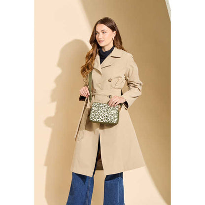 Olive Leopard - Soho Double Zip