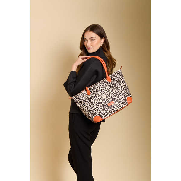 Orange Leopard - Shoreditch Tote bag
