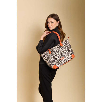 Orange Leopard - Shoreditch Tote bag