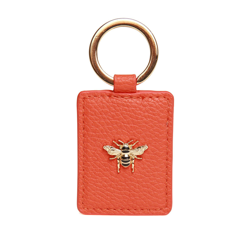 Orange - Key ring with Bee