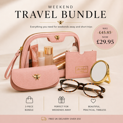 Pink - Weekend Travel Essentials Bundle
